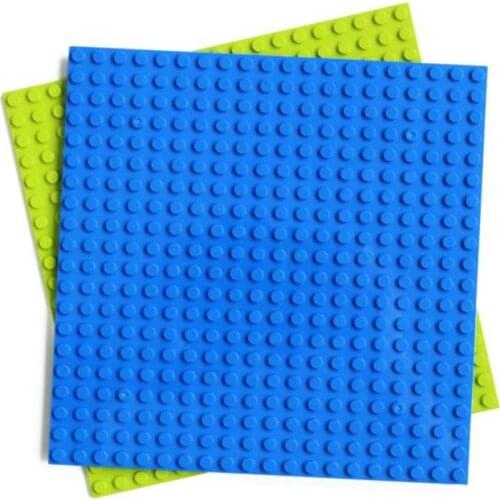 Double Sided 16*16cm with 20*20 Dots Base Plate For Small Bricks Baseplate Board DIY Blocks Compatible with Toys For Children