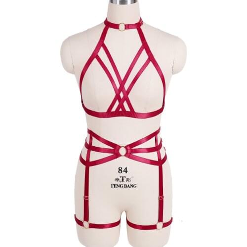 Fetish Sword Belt Womens Underwear Stocking Garter Erotic Lingerie Adjustable Bdsm Suspender Goth Harness Belt Rave Wear