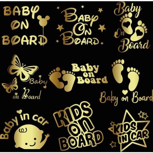 HungMieh Stickers Baby In The Car