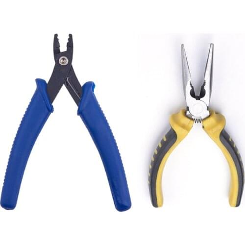 45#Steel Jewelry Tools Crimper Pliers for Crimp Beads,Polished Steel Jewelry Pliers,Needle Nose Pliers jewelry making tools F70