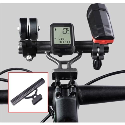 Bicycle Handlebar Extended Bracket Bike Headlight Bracket Lamp Flashlight Holder Accessories Mountain MTB Bike Cycling