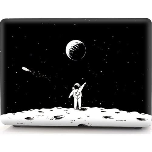 Cute Glitter Cover For Huawei Matebook D 15 Case Nice D15 Hard Space Ship Matte Cases For Honor Magicbook 15 Accessories Funda