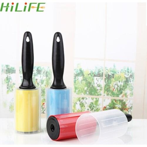 HILIFE Bed Hair Cleaning Brush Reusable Washable Lint Roller Cat Dog Clothes Tousle Remover Sticky Silicone Dust Wiper Remover