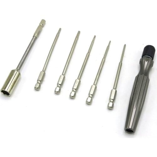 Pocket 6In1 Screwdriver Pliers Socket Hexagon Driver H1.5/2.0/2.5/3.0 RC Tools Kits For Plant Protection Machine Quadcopter DIY