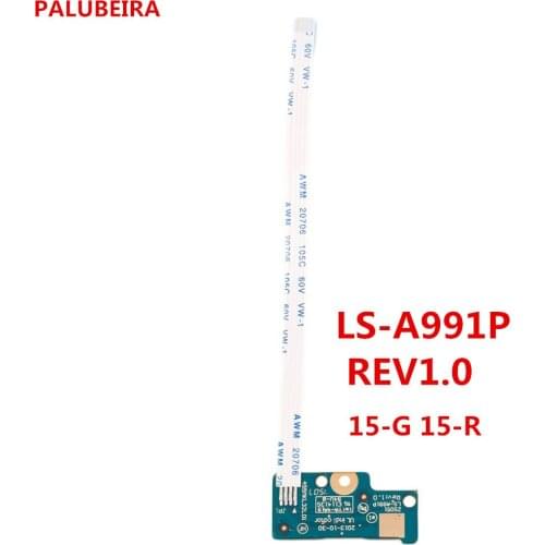 PALUBEIRA New Power Button Board w/ Cable replacement For HP 15-R SERIES LS-A991P Fast Shipping