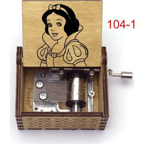 Custom picture text music I am wishing Music Box print princess fans girlfriend wife students Christmas Birthday new year Gifts