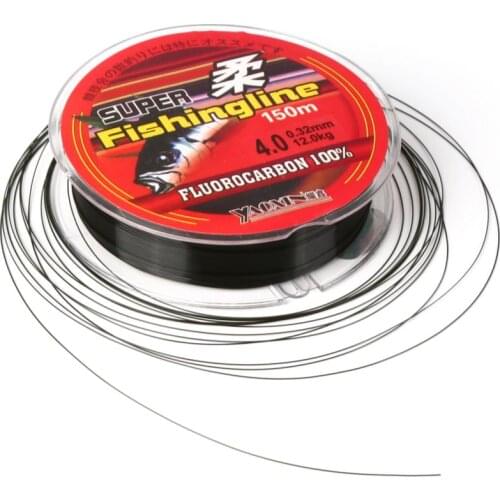 200M Fishing Line Strong Pull Fluorocarbon Coated Monofilament Fishing Leader Line Wear-resistant Carp
