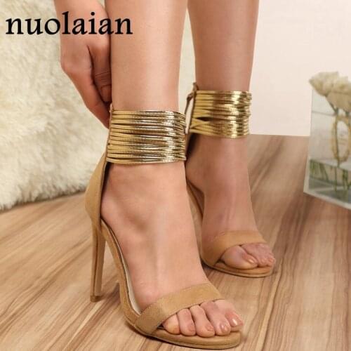10.5CM High Heels Womens Summer Sandals Woman Dress Platform Sandal Shoes Ladies High Heel Shoes Women Peep Toe Shoe Pumps