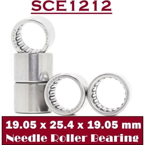 SCE1212 Bearing 19.05*25.4*19.05 mm ( 5 PCS ) Drawn Cup needle Roller Bearings B1212 BA1212Z SCE 1212 Bearing