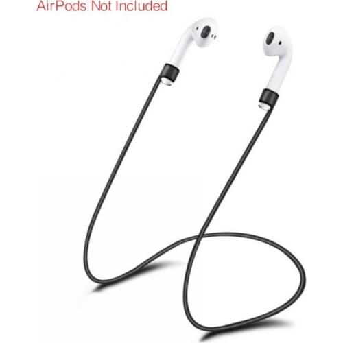 Anti-Lost Silicone Earphone Rope Holder Cable For Apple Iphone X 8 7 AirPods Wireless Headphone Neck Strap Cord String