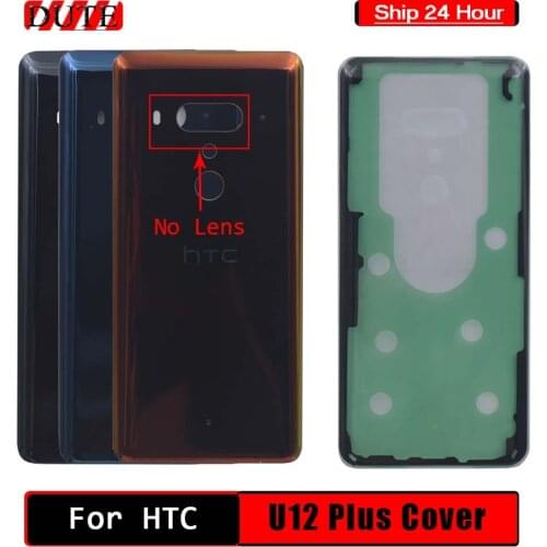 Glass Battery Cover For HTC U12 Plus Rear Housing Back Case For HTC U12 Plus 12+ Battery Cover Replacement Part For HTC U12 Plus