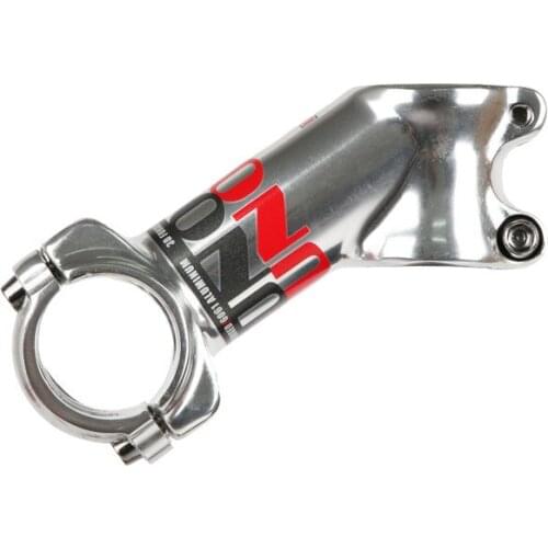 UNO MTB Bike Silver Stem 7/17 Degree 60-130mm Ultralight For Bicycle 31.8mm Handlebar Red Logo
