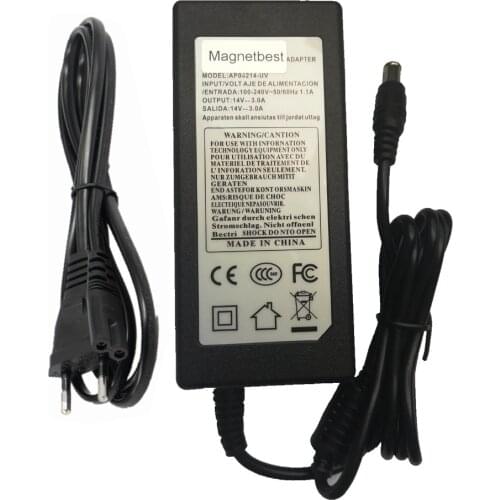 14V 3A Power Supply AC Adapter Charger For Samsung Monitor SA300 A2514_DPN A3014 AD-3014B B3014NC SA330 SA350 B301 With AC Cable