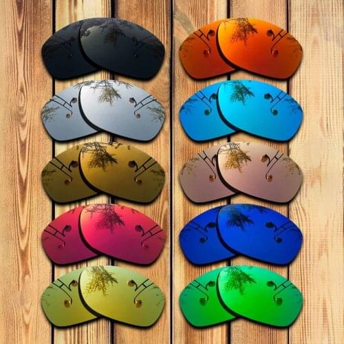 2 Pairs 100% Precisely Cut Polarized Replacement Lenses for Pit Bull Sunglass - Many Colors