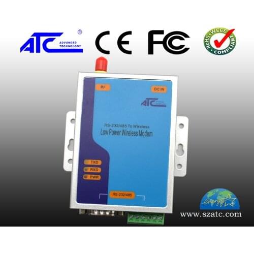 300 m 232/485 wireless transceiver 433M data transfer module converter, one pair of antenna outdoor ATC-863