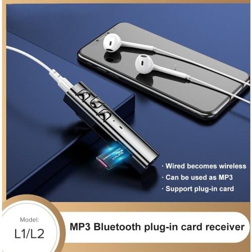 AUX Bluetooth 5.0 Receiver 3.5mm APTX LL Adapter for microsd TF/SD Headphone Speaker Music Wireless Bluetooth Audio Receiver