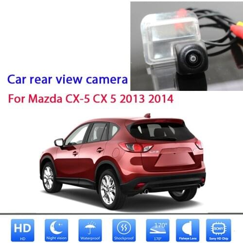 Car Rear View Camera For Mazda CX-5 CX 5 2013 2014 Night Vision Reverse Parking Camera Waterproof high quality RCA