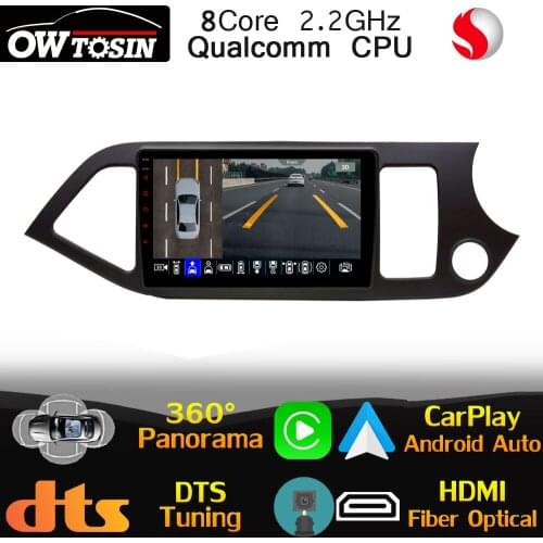 Qualcomm 8Core Android For Kia Picanto Morning 2 2011-2017 CarPlay Car GPS Radio 4G LTE WiFi Optical HDMI Head Unit Stereo Auto