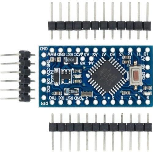Free Shipping 10pcs Pro Mini 328 Mini 3.3V/8M 5V/16M ATMEGA328 ATMEGA328P-AU 3.3V/8MHz 5V/16MHZ for Arduino