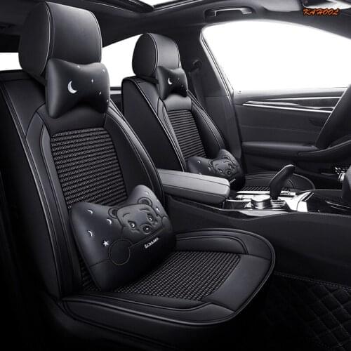 KAHOOL ice silk car seat cover For Honda Accord FIT CITY CR-V XR-V Odyssey Element Pilot 2016~2011 auto accessories styling