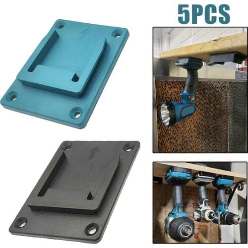 Promotion 5 Packs Tool Holder Hanger Dock Mount For Bosch & Makitas 18V Cordless Drill Tools Hanger New Hot High Quality