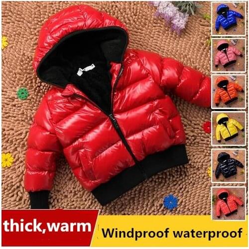 Baby Wadded jacket Baby Cotton-padded Parka Baby Boys Girls Children Unisex Winter Thick Coat