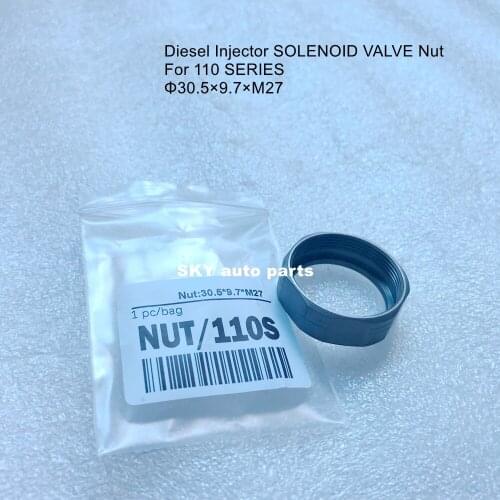 Diesel Injector 0445110 SOLENOID VALVE Nut For 0445110 110 SERIES Φ30.5×9.7×M27(12pcs)
