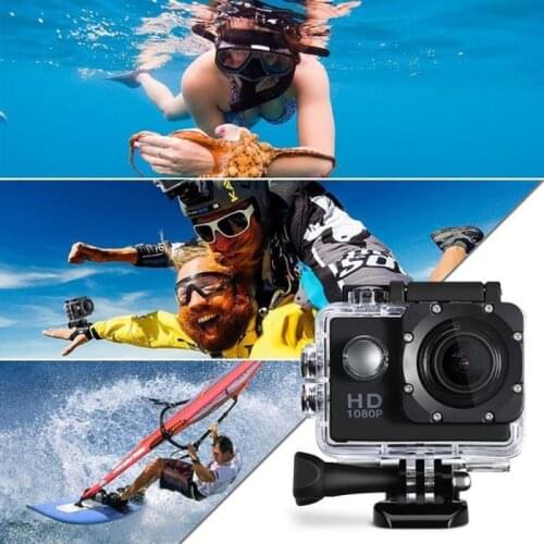 Outdoor Mini Sport Action Camera Ultra 32GB 1080P Underwater Waterproof Helmet Video Recording Cameras Sport Cam Waterproof 12MP
