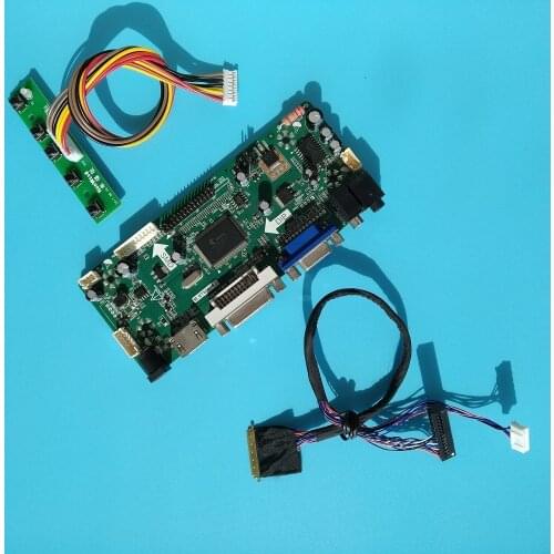 Kit For LP133WH1(TL)(A1) Controller board LED LCD 1366X768 13.3" Panel monitor 40pin LVDS HDMI DVI VGA Screen M.NT68676