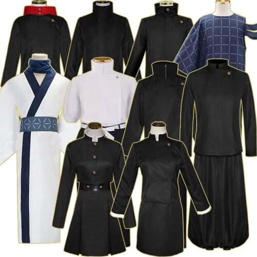 Jujutsu Kaisen Cosplay Costume Jujutsu Kaisen Yuji Itadori Nobara Kugisaki Megumi Fushiguro Ryomen Sukuna Kimono Uniform Wigs
