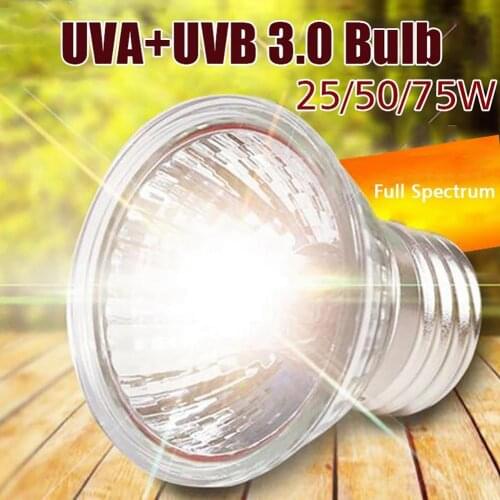 25/50/75W 110V E27 UVA+UVB Heat Heating Lamp Light Blub for Reptile Pet Brooder for Pet Products Pets Public Accessories