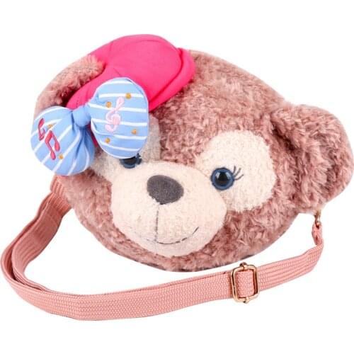 Disney Anime Character Summer Music Festival Series ShellieMay Plush Toy Messenger Bag Cute Hair Band Girl Accessories Toys Gift