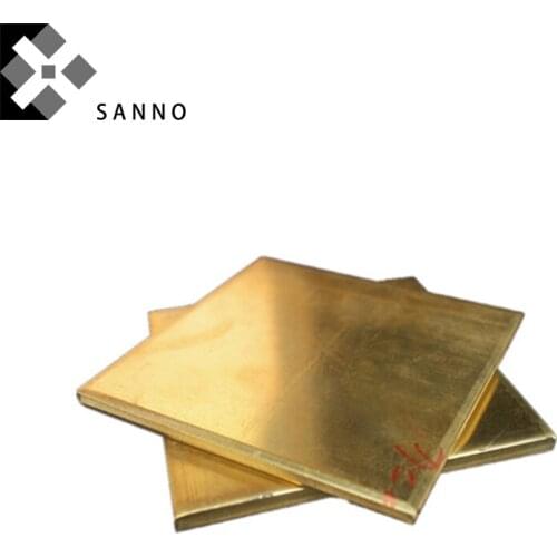 Brass plate 0.8 X 150 X 300mm / 1.5 X 150 X 300mm / 5 X 150 X 300mm H62 industry copper metal sheet for electric conduction