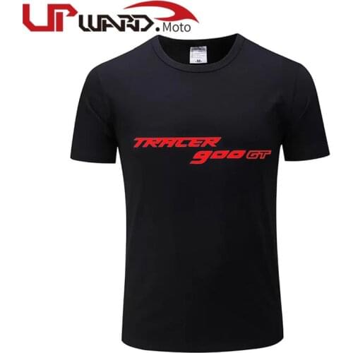 For Tracer900GT Tracer 900GT T Shirt Men New LOGO T-shirt 100% Cotton Summer Short Sleeve Round Neck Tees Male