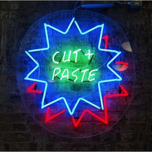 Neon Sign For Cut Paste Stars Lamp real glass tubes resterant decorate room light Home Cute Hotel DISPLAY Impact Attract light