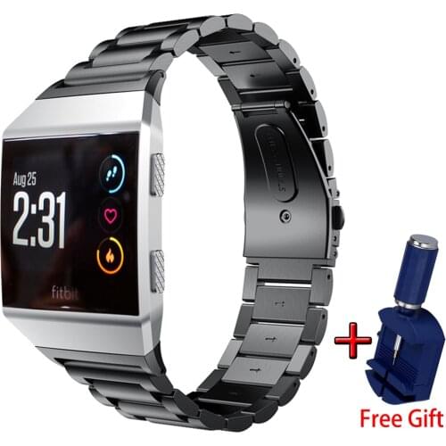 Stainless Steel Strap For Fitbit Ionic Smart Watch Band Luxury Replacement Band Bracelet for Fitbit Ionic Correa With Free Tools
