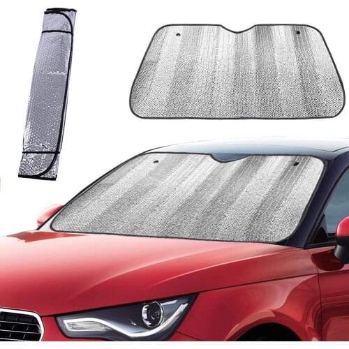 Car Sun Visor Windshield Sun Visor Reflective Aluminum Foil Bubble Material 140*70cm Sun Visor