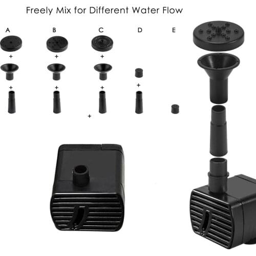 CF01 1.4W 7V Solar Panel Power Water Fountain Pump Outdoor Garden Pond Pool Submersible Water Pump Kit Garden Decoration