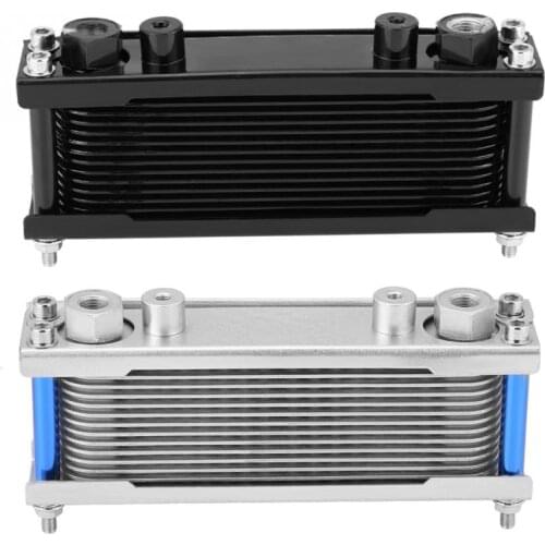 Universal Upgrade Aluminum Motorcycle Engine Oil Cooler Cooling Radiator 50CC-200CC Car Accessories