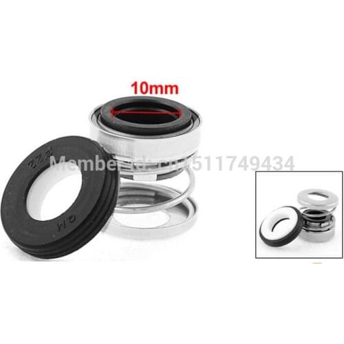 Water Pumps Shaft Single Coil Spring Mechanical Seal 10mm Dia 5pcs