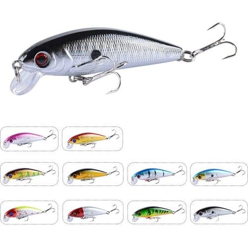1pcs Fishing Lure 7.2cm/8.7g Minnow Wobbler Pesca Floating Bass Trolling Artificial Hard Bait Crankbait Carp Fishing Tackle