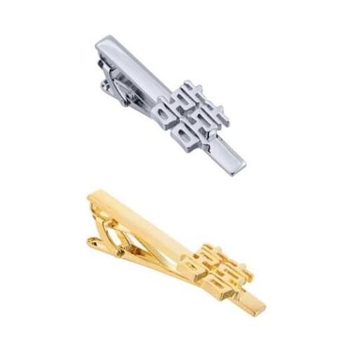 10pcs/lot Gold/Silver Wedding Tie Clips Copper Traditional Chinese Wedding Tie Pin Tie Bars Mens Jewelry Accessory Gift