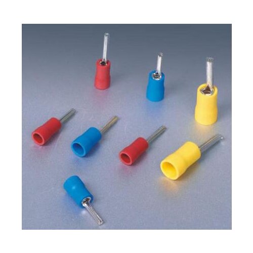 200pcs PTV1.25-9 PTV1.25-10 PTV1.25-12 PTV1.25-13 PTV1.25-18Needle pre insulated end sheathed wire Insulated Terminal 0.5-1.5mm2