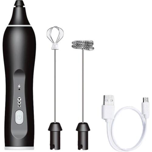 3 Speed Coffee Whisk Mixer Electric Egg Beater Frother Foamer Mini Handle Stirrer Practical Kitchen Cooking Tool