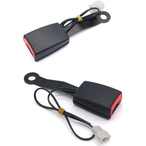 Car Seat Belt Lock Car Seat Belt Buckle Socket Plug Connector with Warning Cable for Cars Buses Car Seat Belts High quality