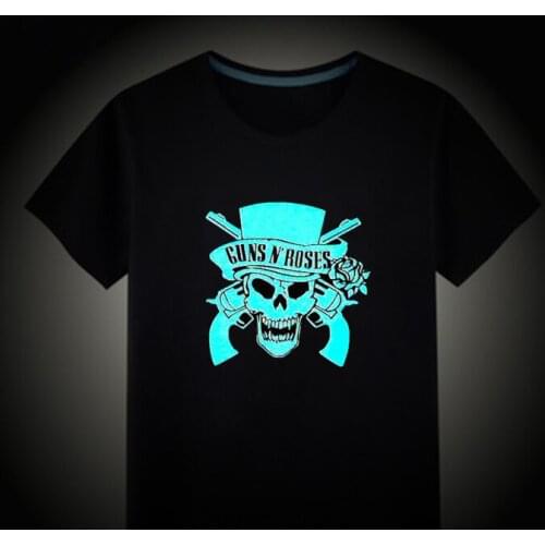 2018 Children T-Shirts Kids Party Club Night Light Top Tee Big Boys Girls Cotton Brand Short Sleeve T Shirts Teenagers