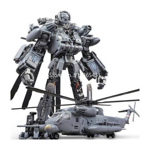 Brand New WJ M05 Brawl Transformation Toy Oversize KO SS08 Hide Shadow Blackout Vertigo Alloy Helicopter Action Figure