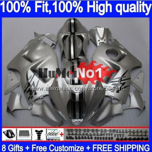 Injection For SUZUKI Hayabusa GSXR 1300 2008 2009 10 11 12 29MC.220 GSXR-1300 GSXR1300 08 09 2010 2011 2012 Gloss silver Fairing