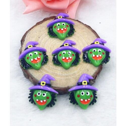 30pcs/lot kawaii resin Halloween flat back resin cabochons accessories
