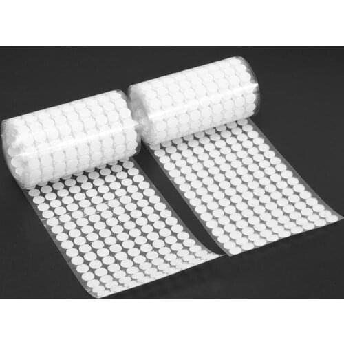 500 Pairs Dots Sticker Hook Loop Double-Sided Self-Adhesive Nylon Tape Snap Adhesive Fastener Tape Home Use Sewing Accessories